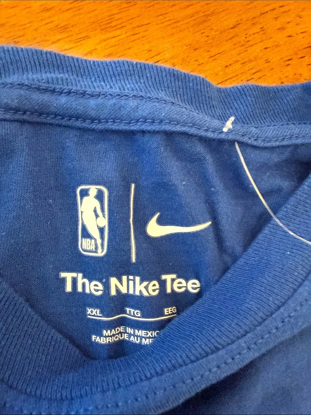 Nike Royal Blue Dallas Mavericks Graphic Tee xxl West